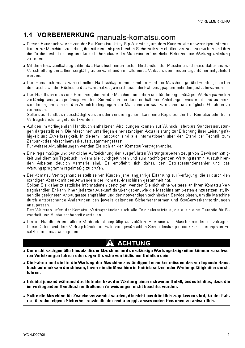 Protected: PC80MR-3(ITA) S/N F00003-UP Operation manual (German)