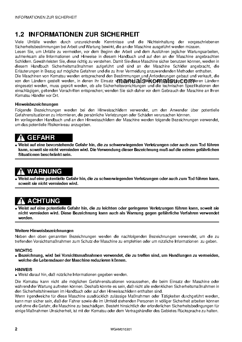 Protected: SK714-5(ITA)-/ S/N F05278-UP Operation manual (German)