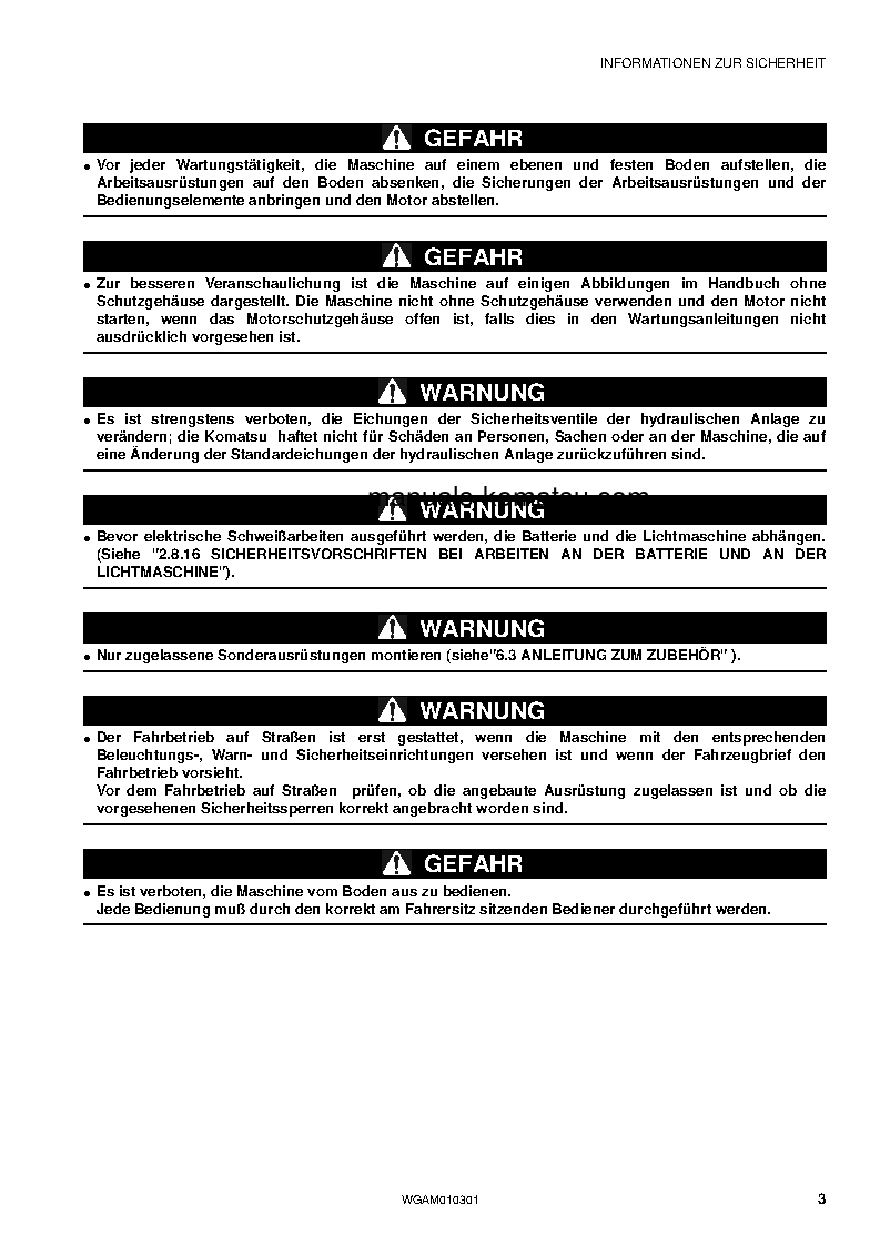 Protected: SK714-5(ITA)-/ S/N F05278-UP Operation manual (German)