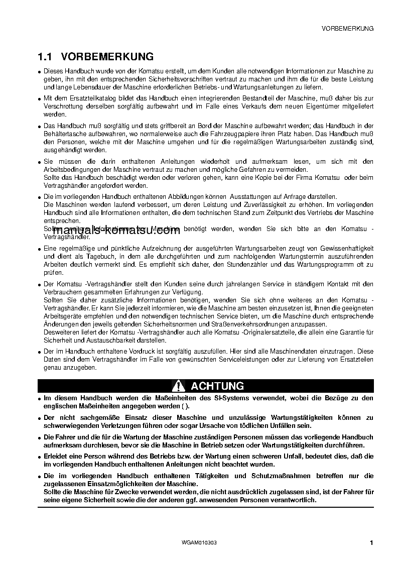 Protected: SK714-5(ITA)-/ S/N F05326-UP Operation manual (German)