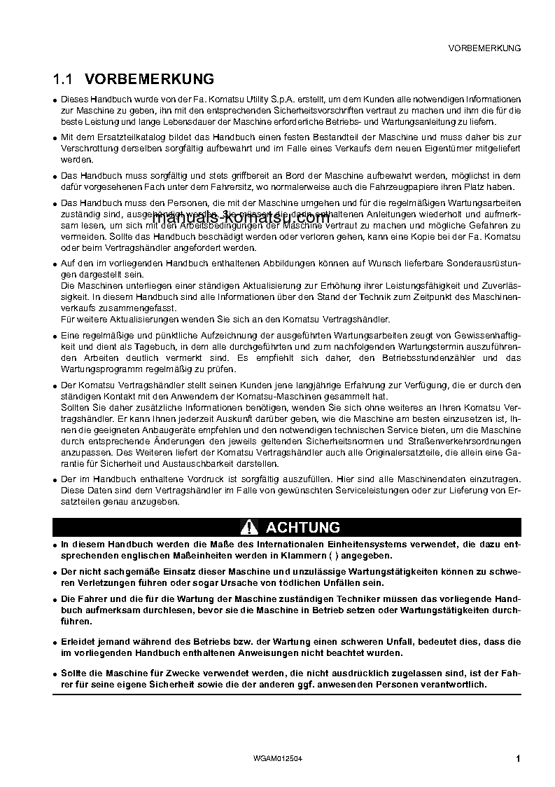 Protected: PC26MR-3(ITA) S/N F31129-UP Operation manual (German)