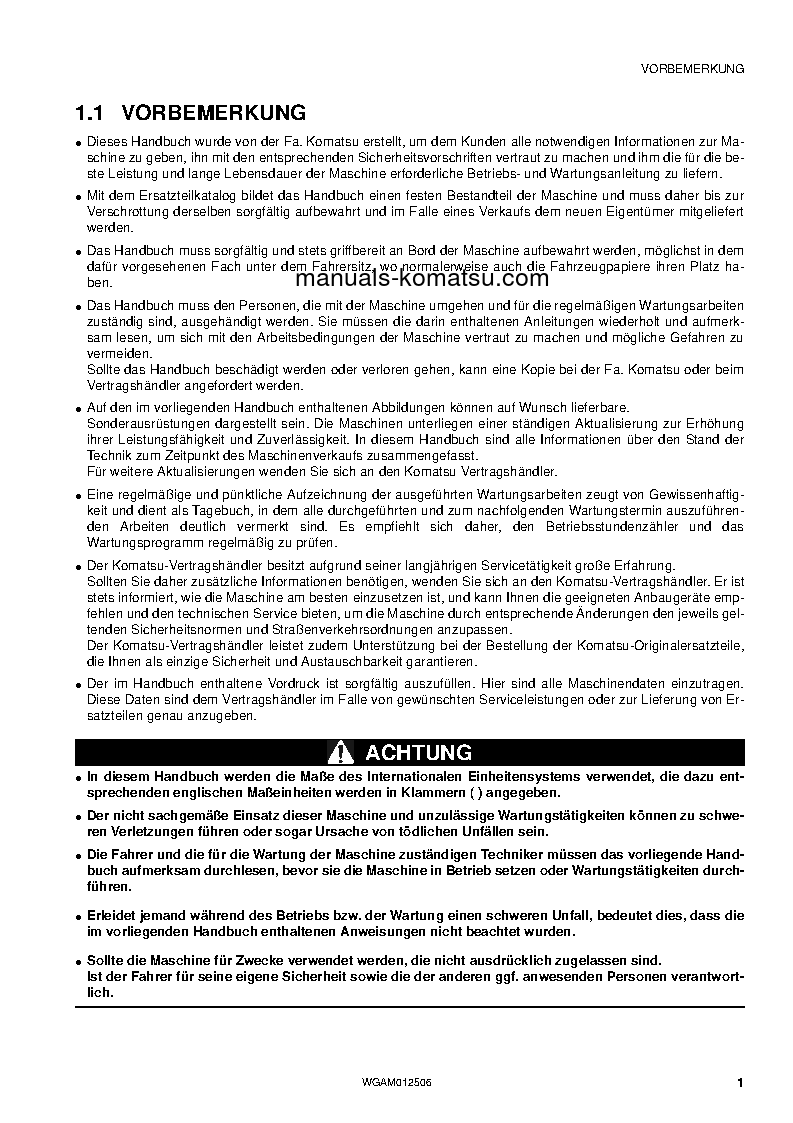 Protected: PC26MR-3(ITA) S/N F31560-UP Operation manual (German)