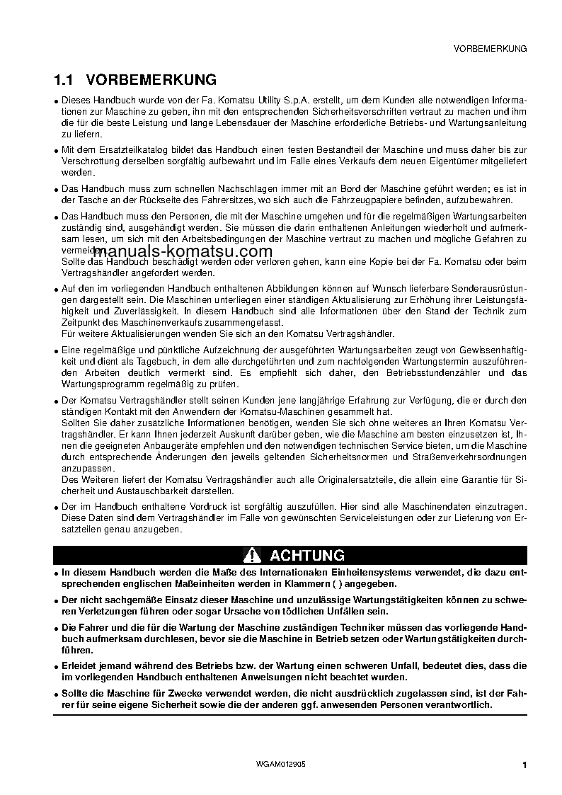 Protected: PC80MR-3(ITA) S/N F00270-UP Operation manual (German)