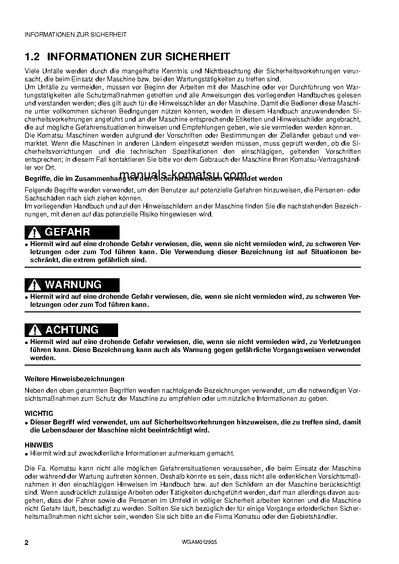 Protected: PC80MR-3(ITA) S/N F00270-UP Operation manual (German)