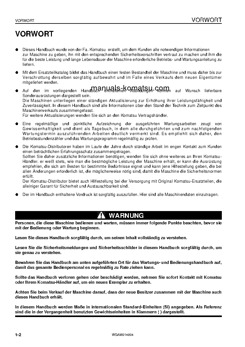 Protected: PW118MR-8(ITA) S/N F00342-UP Operation manual (German)