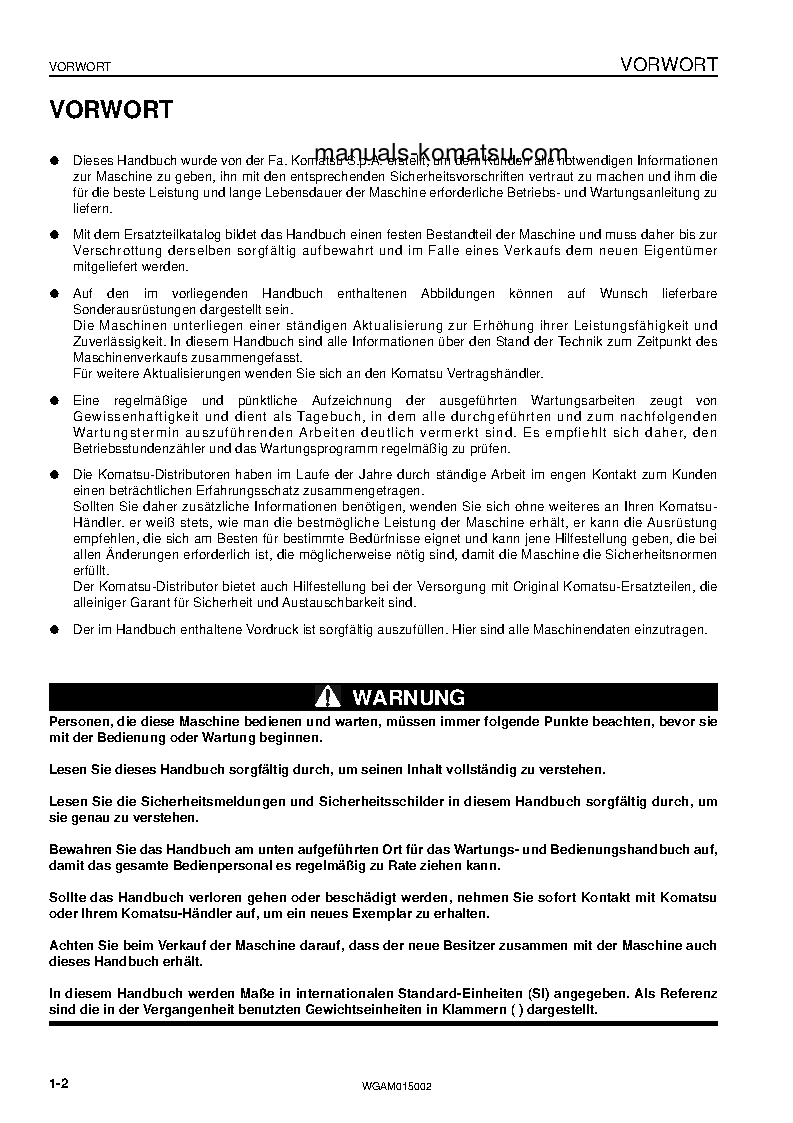 Protected: PW98MR-8(ITA) S/N F80259-UP Operation manual (German)