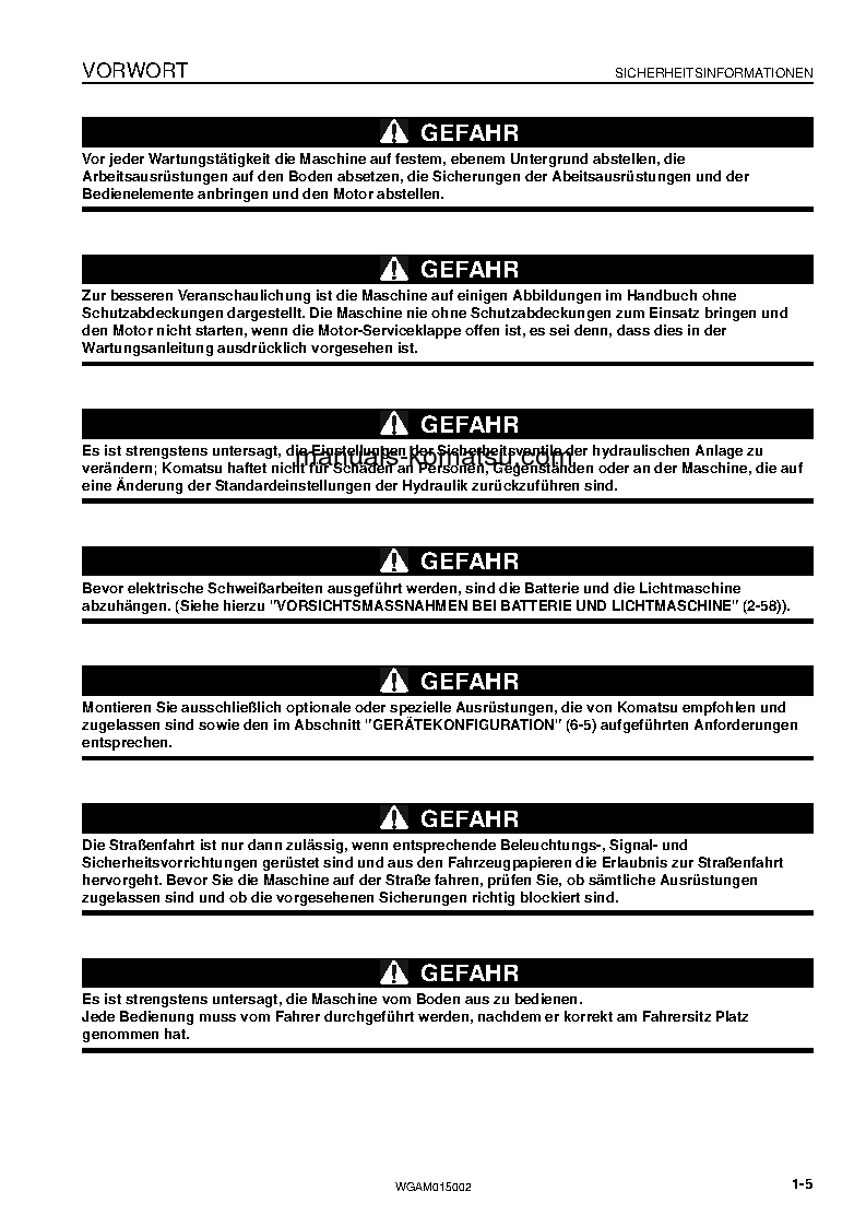 Protected: PW98MR-8(ITA) S/N F80259-UP Operation manual (German)