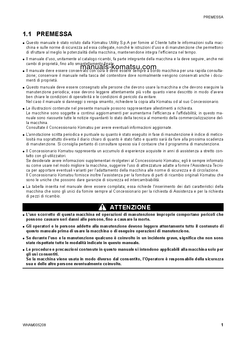 Protected: SK1020-5(ITA)-TURBO S/N 37CTF00655-UP Operation manual (Italian)