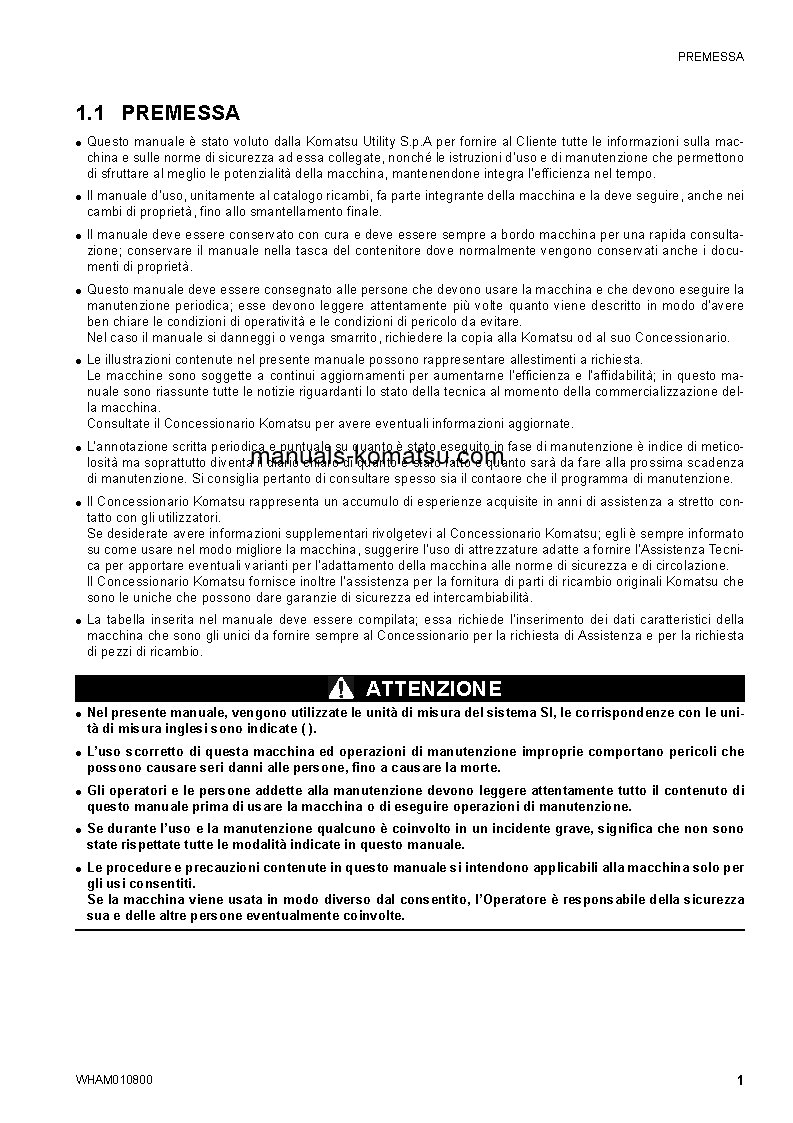 Protected: SK1020-5(ITA)-TURBO S/N F00678-UP Operation manual (Italian)