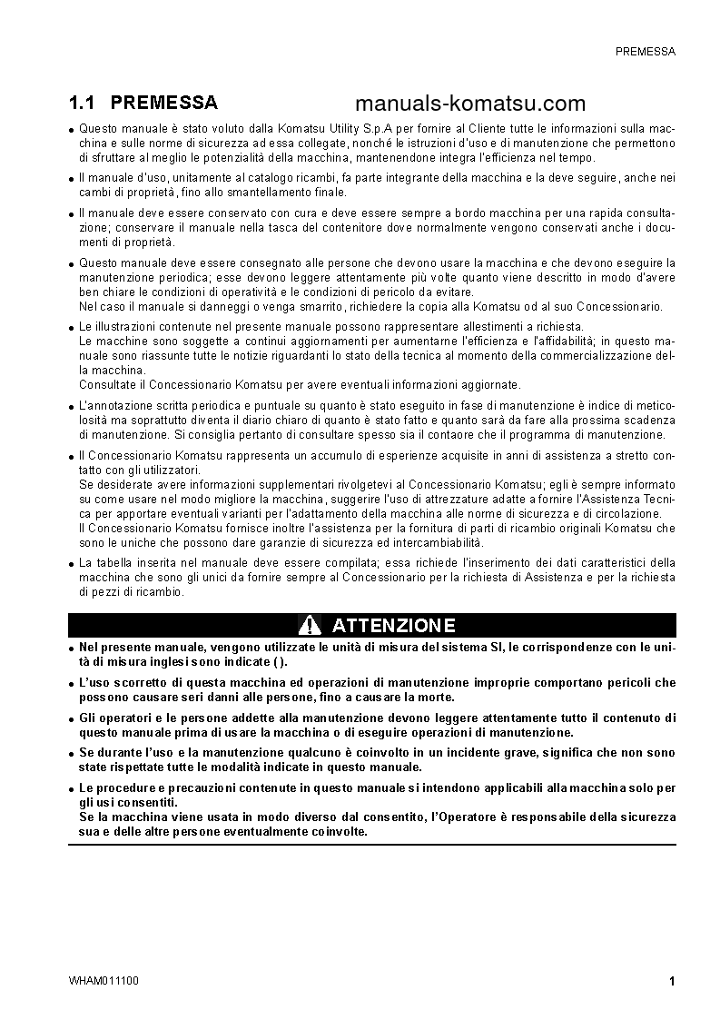 Protected: CK25-1(ITA) S/N F00092-UP Operation manual (Italian)