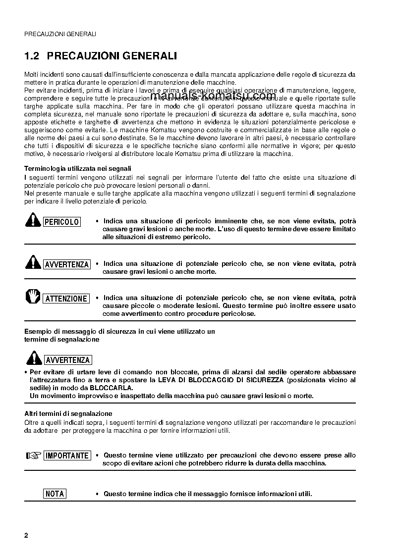 Protected: PC09-1(ITA) S/N 13959-UP Operation manual (Italian)