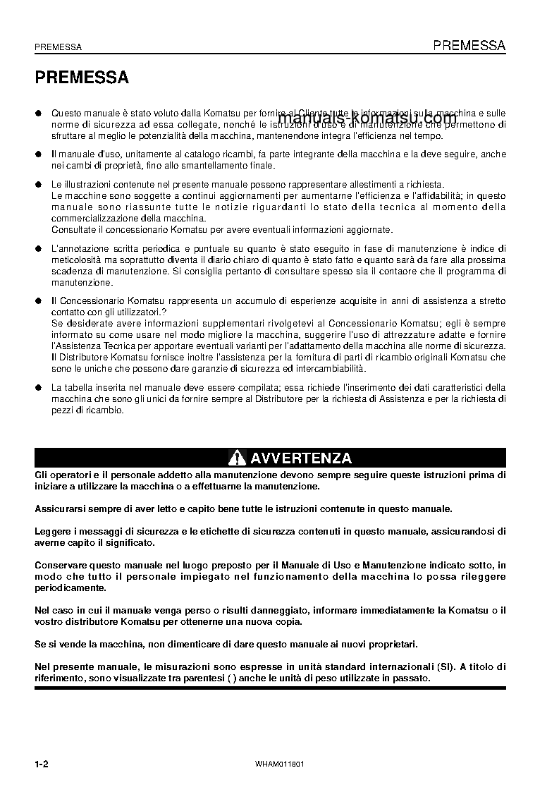 Protected: PC09-1(ITA) S/N 14754-UP Operation manual (Italian)