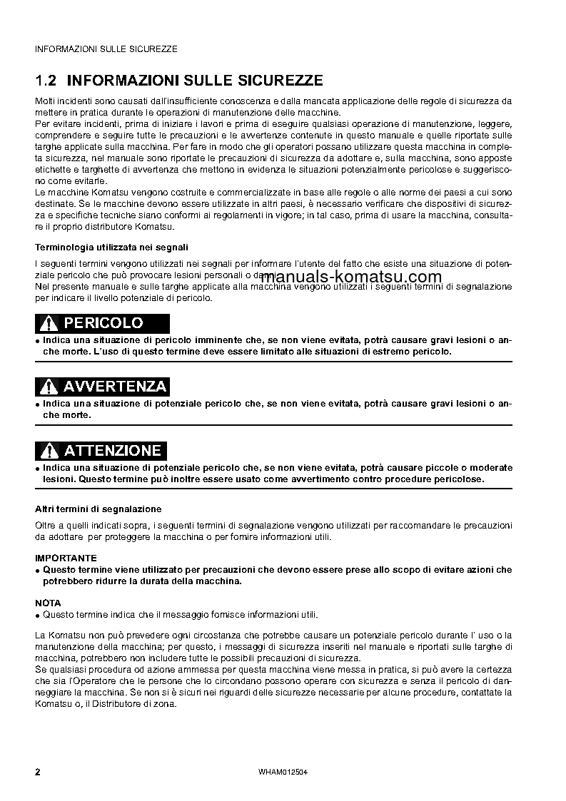 Protected: PC26MR-3(ITA) S/N F31129-UP Operation manual (Italian)