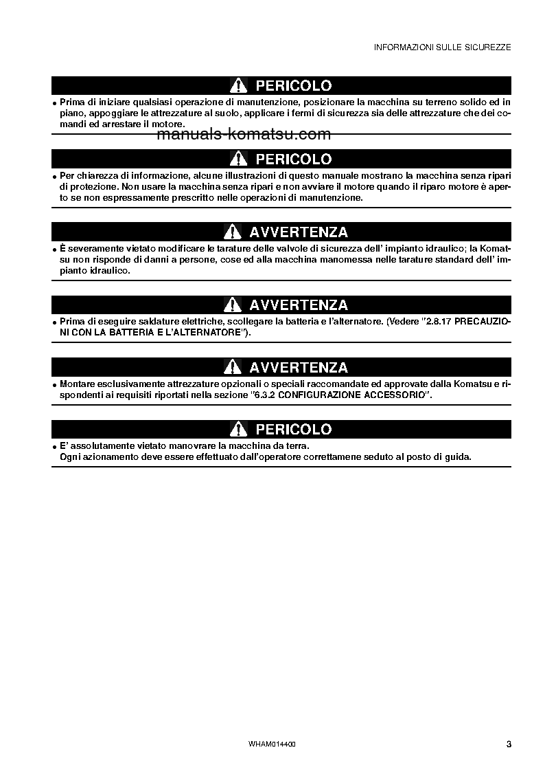 Protected: PC55MR-3(ITA) S/N F30003-UP Operation manual (Italian)