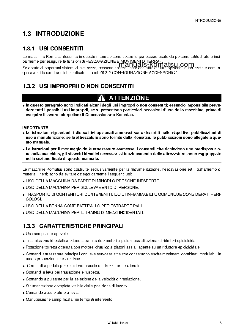 Protected: PC55MR-3(ITA) S/N F30003-UP Operation manual (Italian)