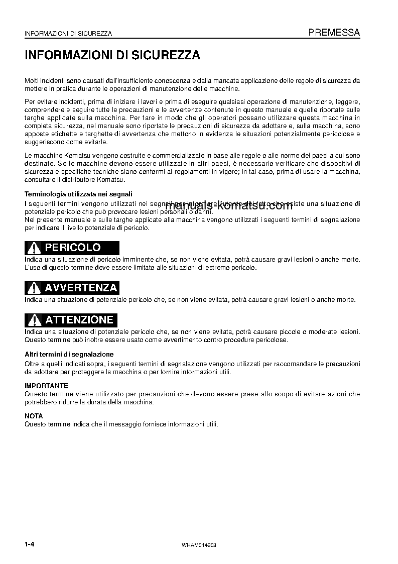 Protected: PW118MR-8(ITA) S/N F00277-UP Operation manual (Italian)