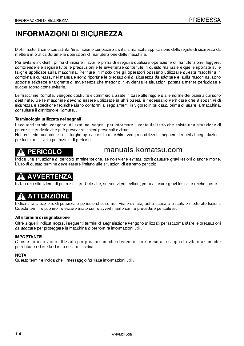 Protected: PW98MR-8(ITA) S/N F80281-UP Operation manual (Italian)