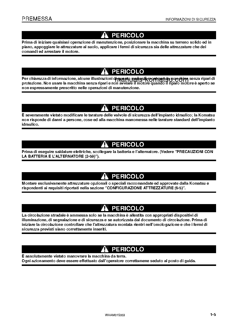Protected: PW98MR-8(ITA) S/N F80281-UP Operation manual (Italian)