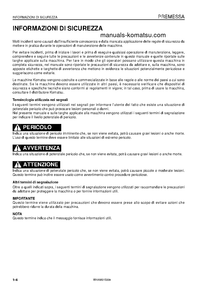 Protected: PW98MR-8(ITA) S/N F80356-UP Operation manual (Italian)