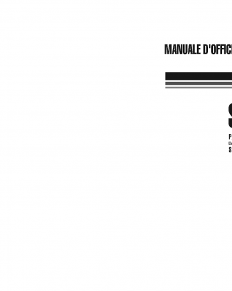 SK510-5(ITA) S/N 37DF00001-UP Shop (repair) manual (Italian)