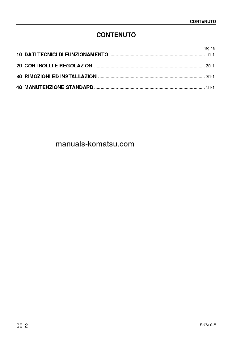 Protected: SK510-5(ITA) S/N 37DF00001-UP Shop (repair) manual (Italian)