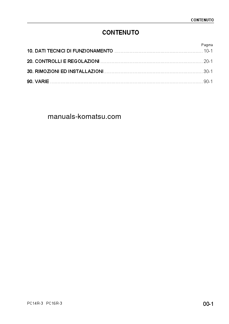 Protected: PC14R-3(ITA) S/N F50003-UP Shop (repair) manual (Italian)