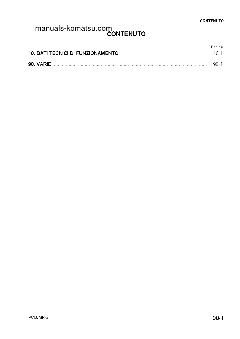 Protected: PC80MR-3(ITA) S/N F00003-UP Shop (repair) manual (Italian)