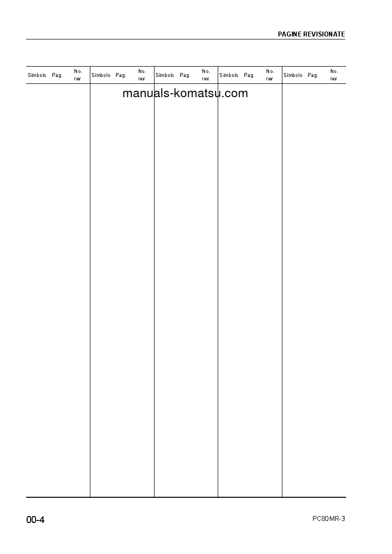 Protected: PC80MR-3(ITA) S/N F00003-UP Shop (repair) manual (Italian)