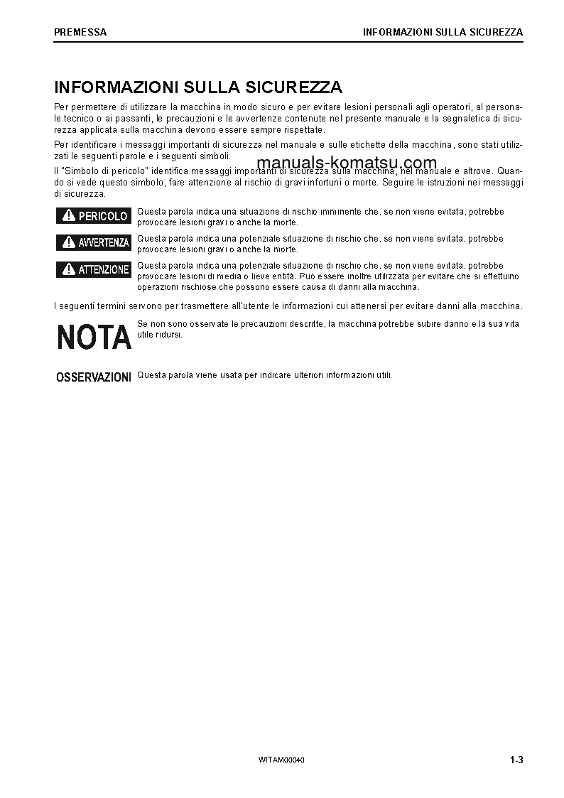 Protected: PC88MR-10(ITA) S/N F10003-UP Operation manual (Italian)
