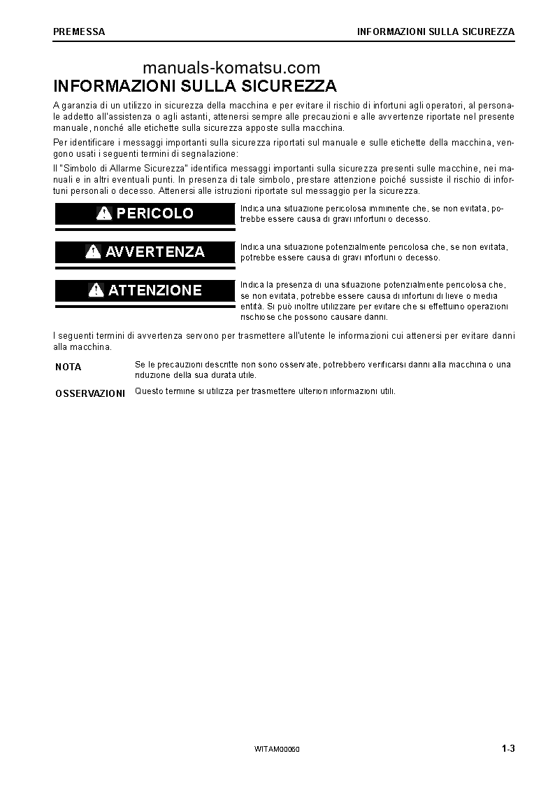 Protected: PW98MR-10(ITA) S/N F10003-UP Operation manual (Italian)