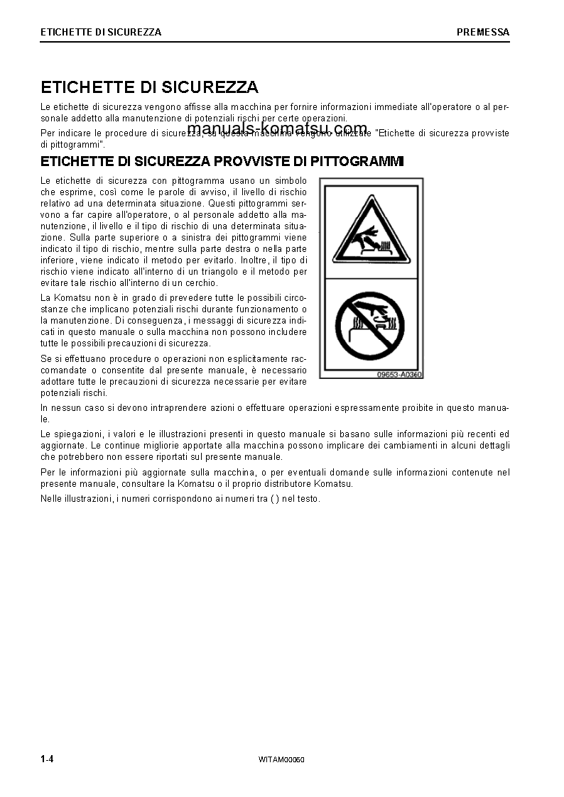 Protected: PW98MR-10(ITA) S/N F10003-UP Operation manual (Italian)