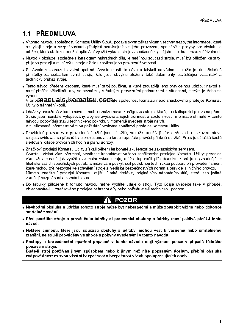 Protected: SK1020-5(ITA) S/N 37CF80018-UP Operation manual (Czech)