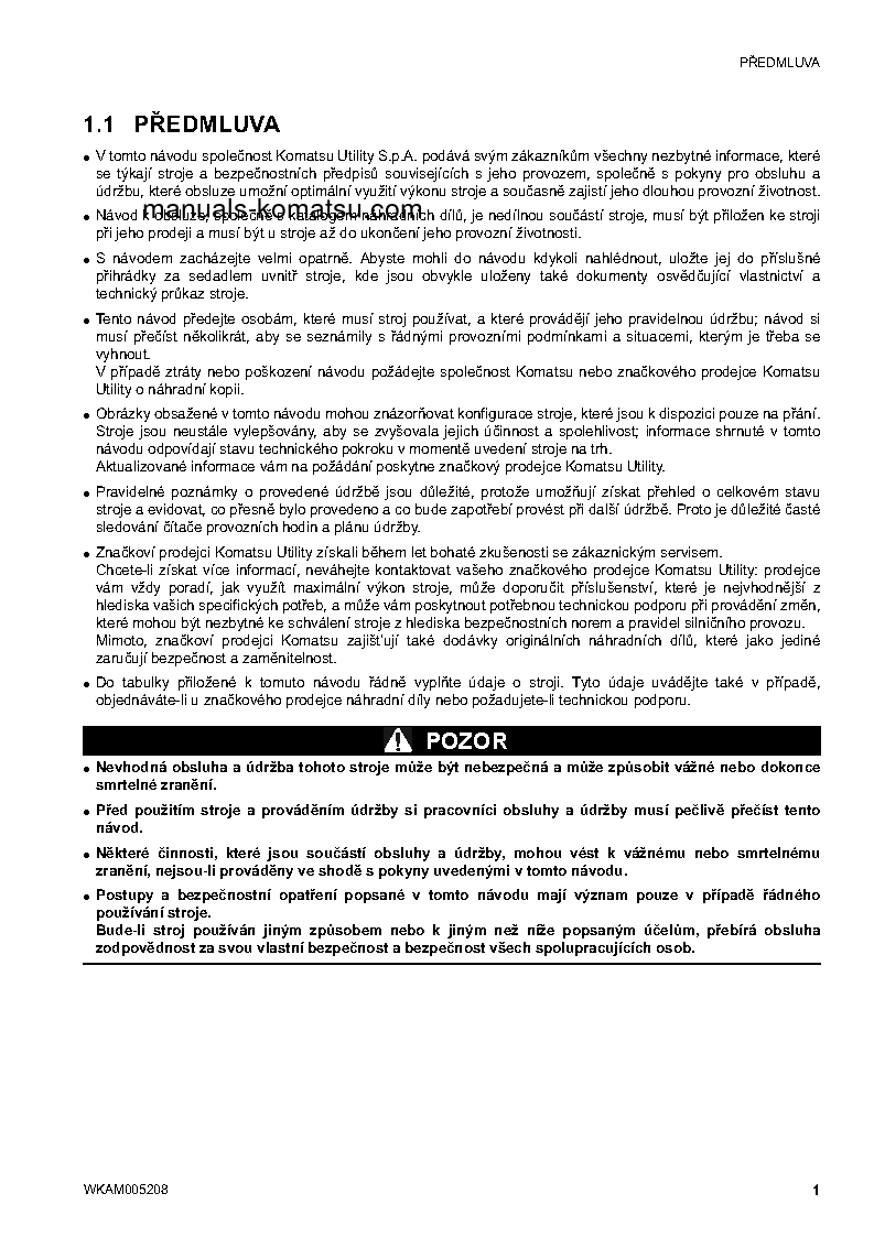 Protected: SK1020-5(ITA)-TURBO S/N 37CTF00655-UP Operation manual (Czech)