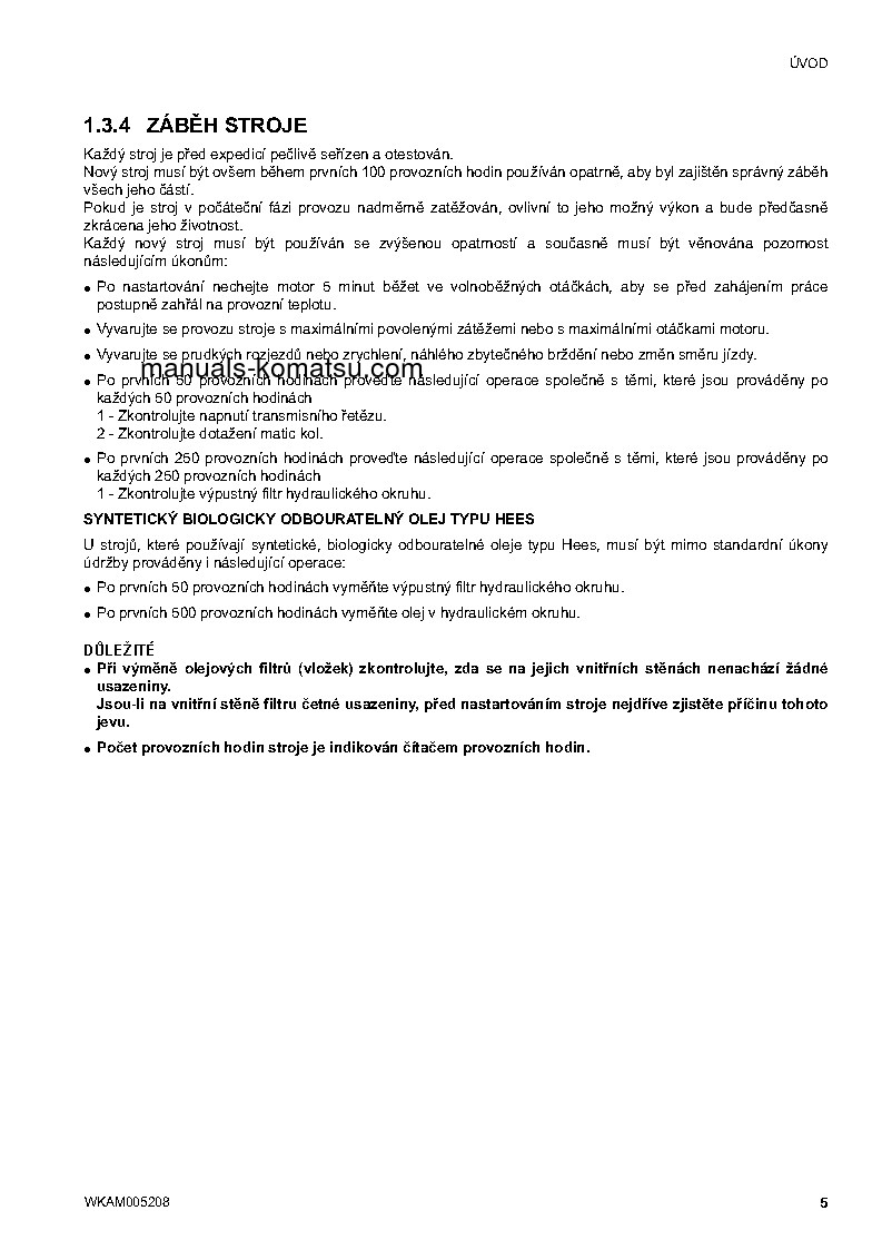 Protected: SK1020-5(ITA)-TURBO S/N 37CTF00655-UP Operation manual (Czech)