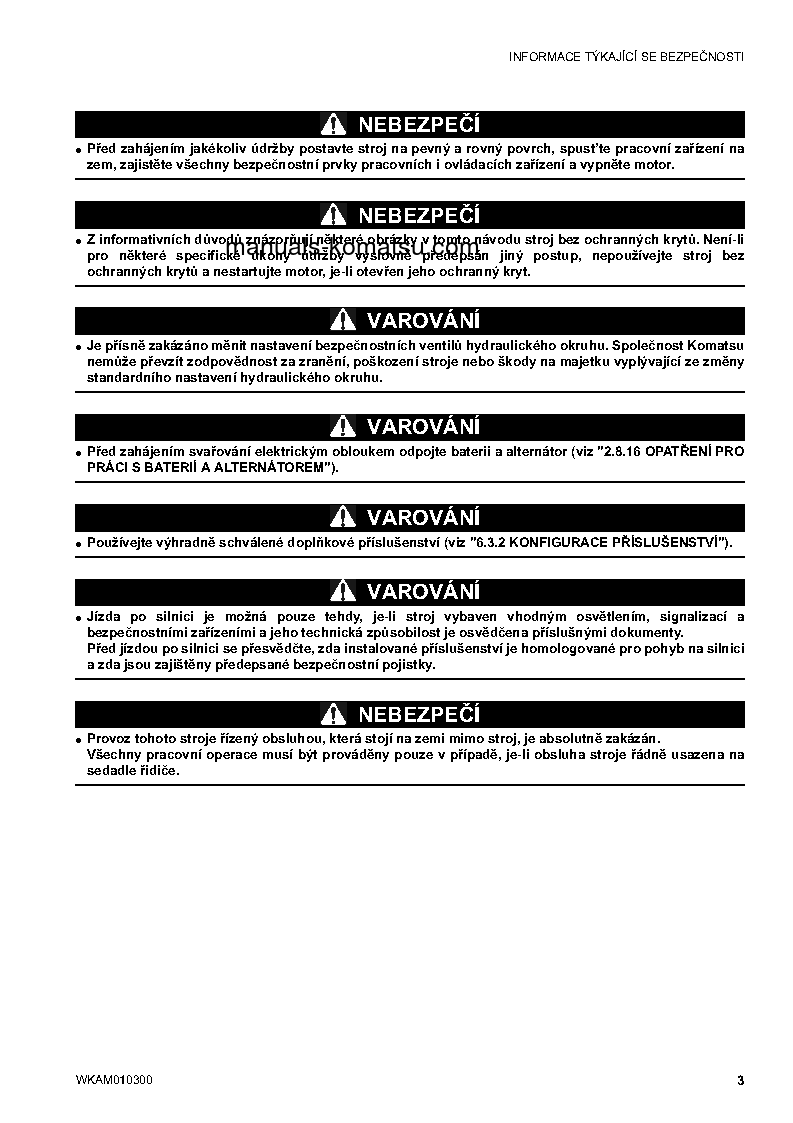 Protected: SK714-5(ITA)-/ S/N F04859-UP Operation manual (Czech)