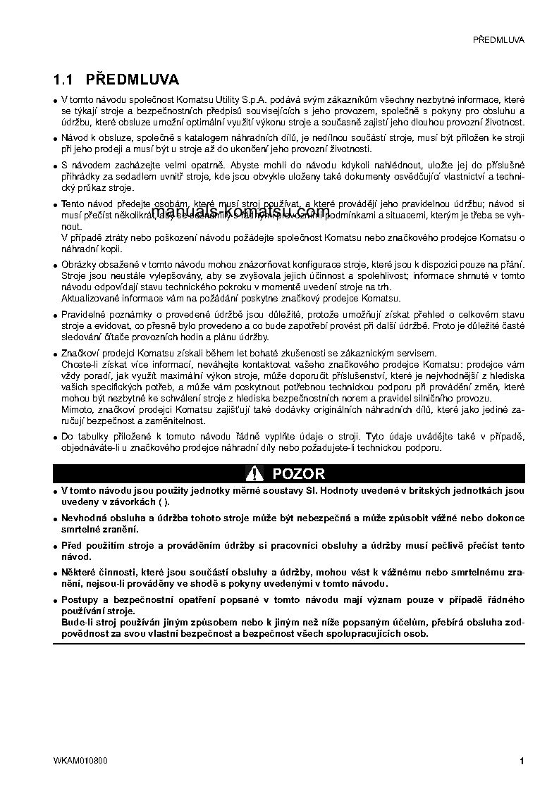 Protected: SK1020-5(ITA)-TURBO S/N F00678-UP Operation manual (Czech)