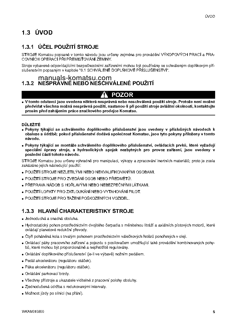 Protected: SK1020-5(ITA)-TURBO S/N F00678-UP Operation manual (Czech)