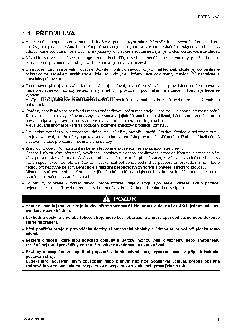 Protected: CK30-1(ITA) S/N F00211-UP Operation manual (Czech)