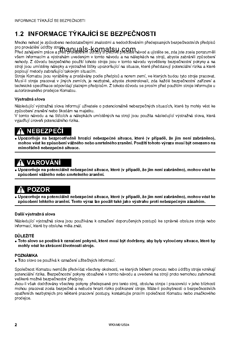 Protected: PC26MR-3(ITA) S/N F31129-UP Operation manual (Czech)