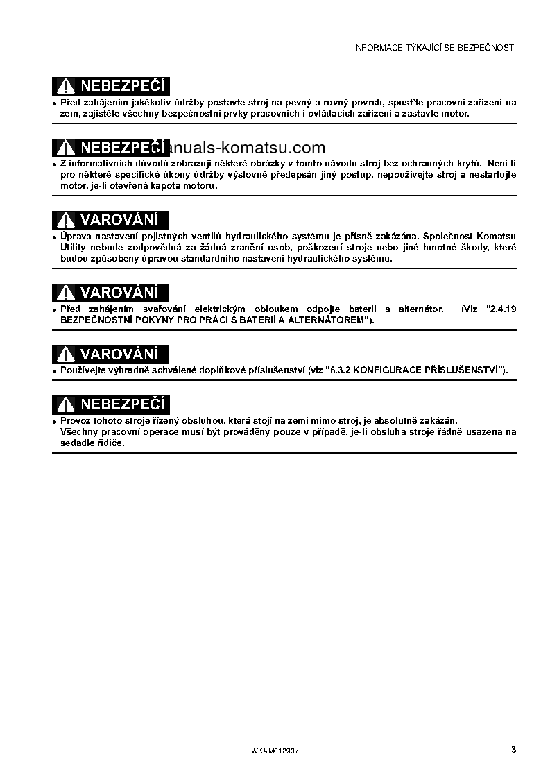 Protected: PC80MR-3(ITA) S/N F00430-UP Operation manual (Czech)