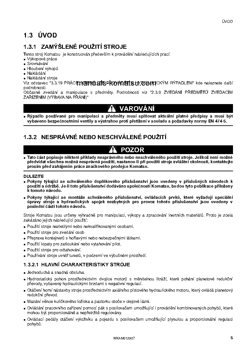 Protected: PC80MR-3(ITA) S/N F00430-UP Operation manual (Czech)