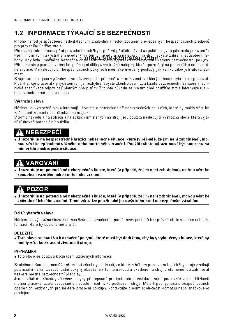 Protected: PC80MR-3(ITA) S/N F00952-UP Operation manual (Czech)