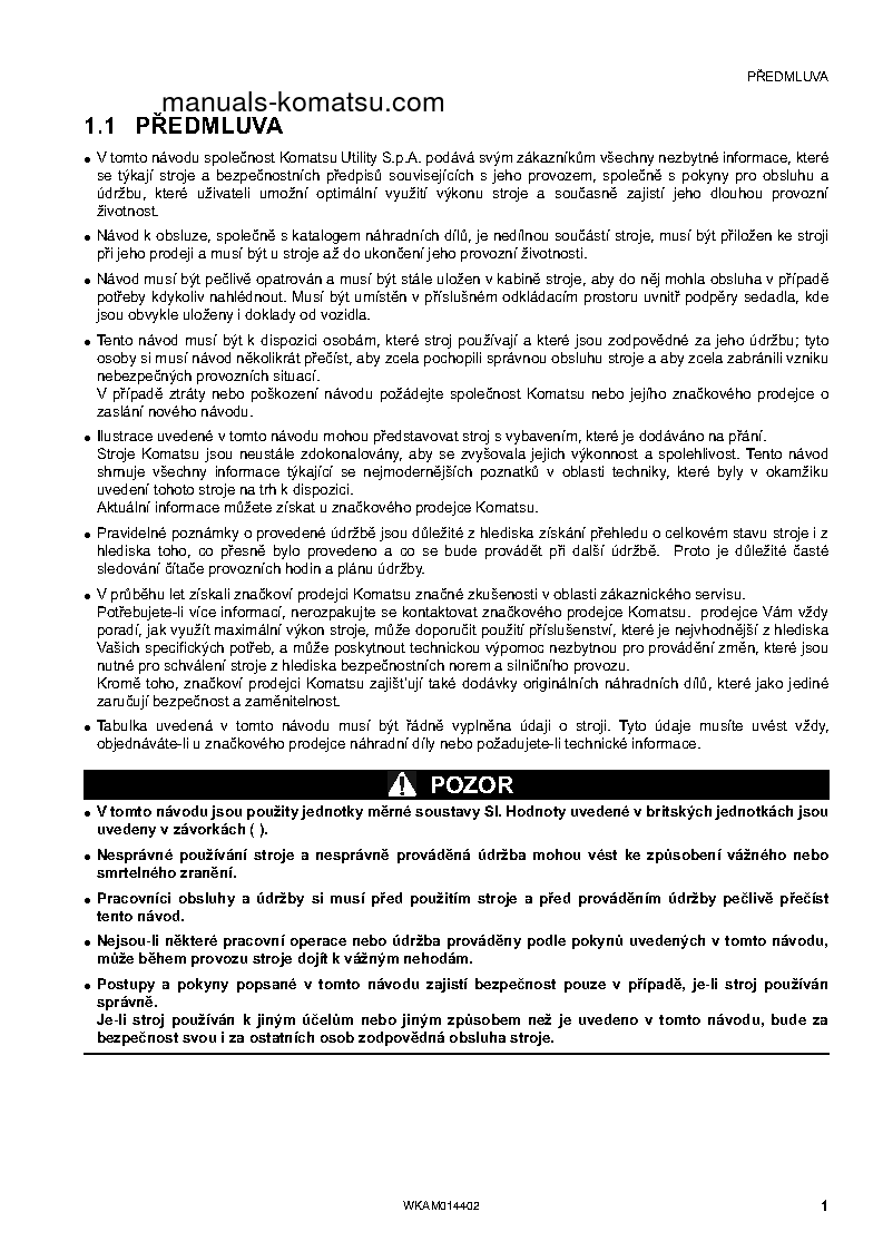 Protected: PC55MR-3(ITA) S/N F30561-UP Operation manual (Czech)