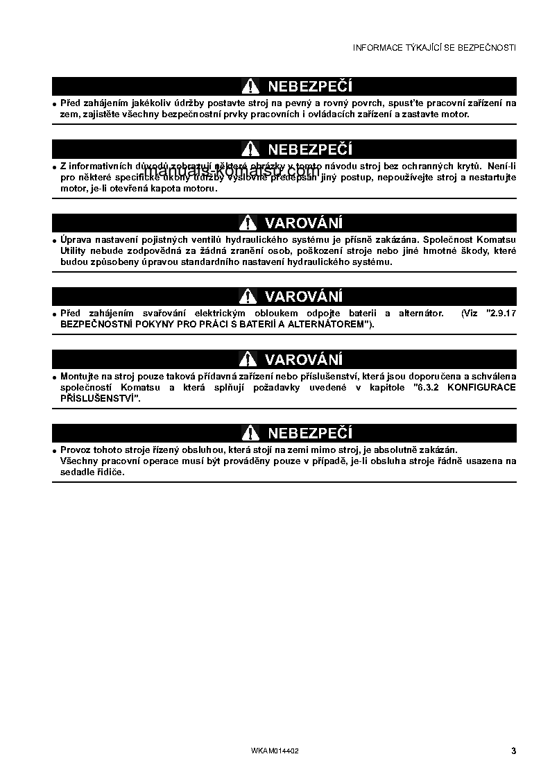 Protected: PC55MR-3(ITA) S/N F30561-UP Operation manual (Czech)