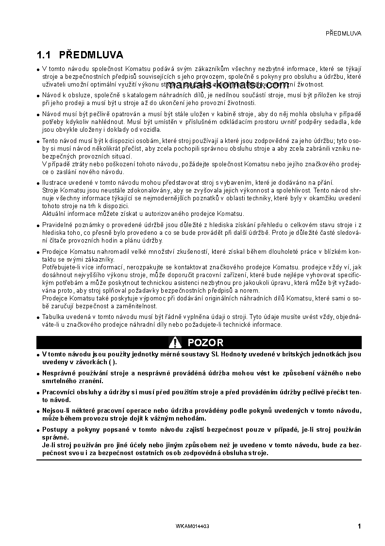 Protected: PC55MR-3(ITA) S/N F30885-UP Operation manual (Czech)