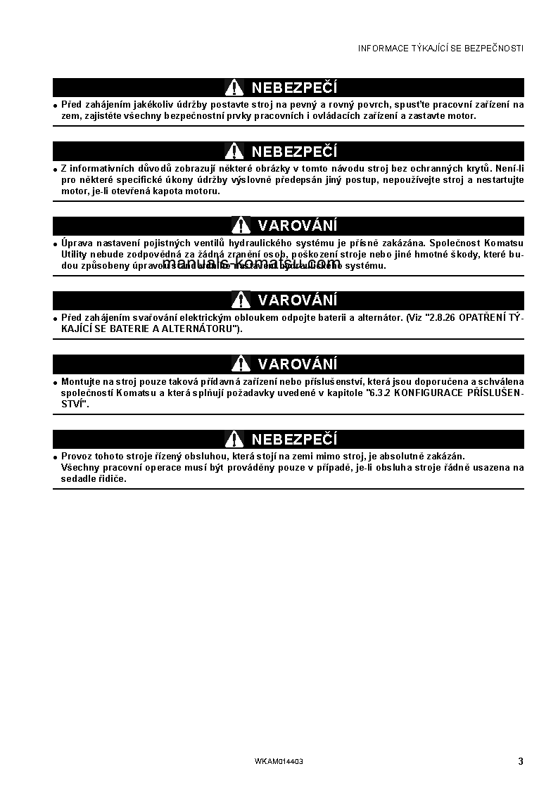 Protected: PC55MR-3(ITA) S/N F30885-UP Operation manual (Czech)