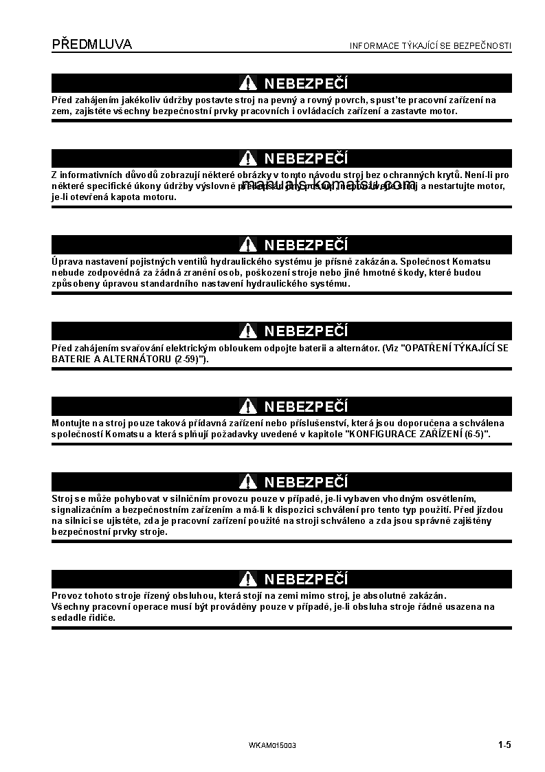 Protected: PW98MR-8(ITA) S/N F80281-UP Operation manual (Czech)