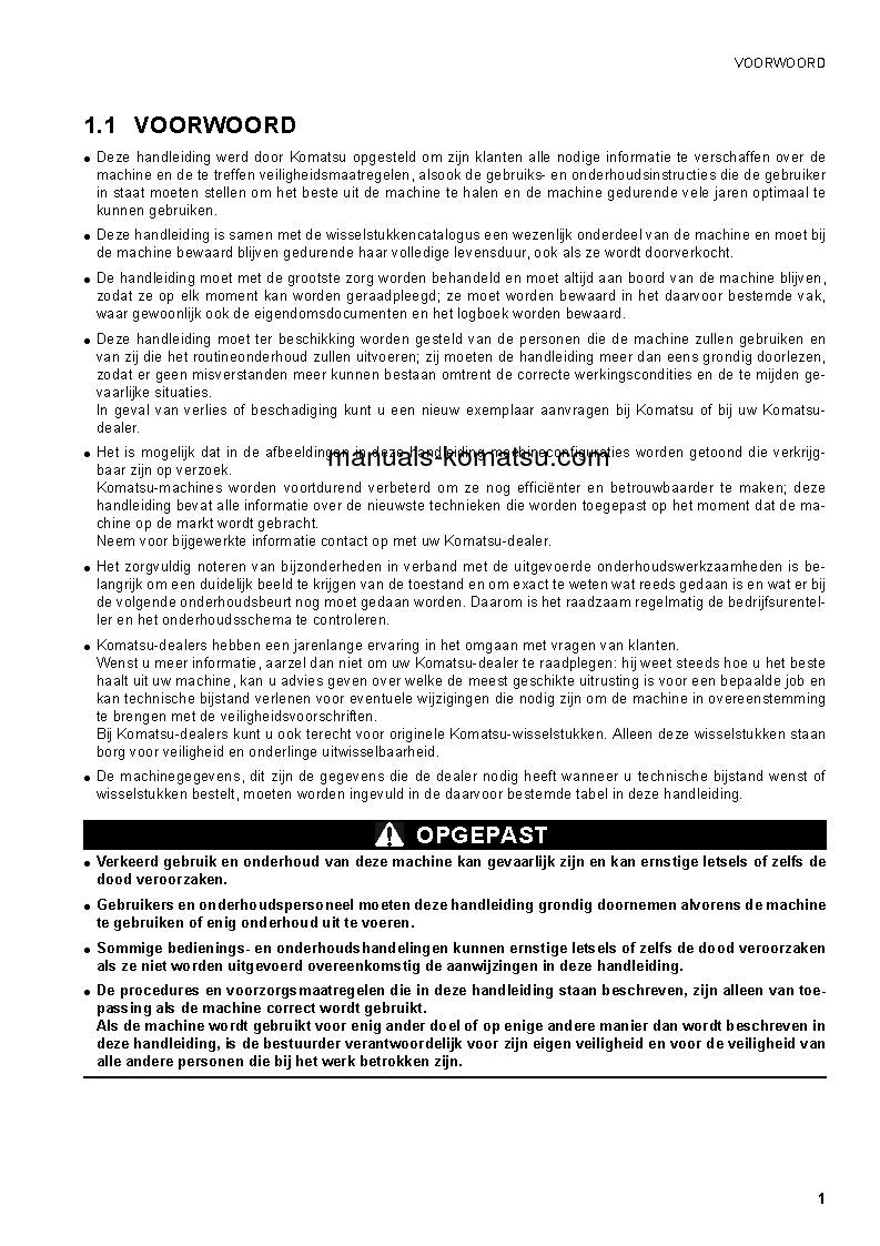 Protected: SK1020-5(ITA) S/N 37CF00126-37CF00137 Operation manual (Dutch)