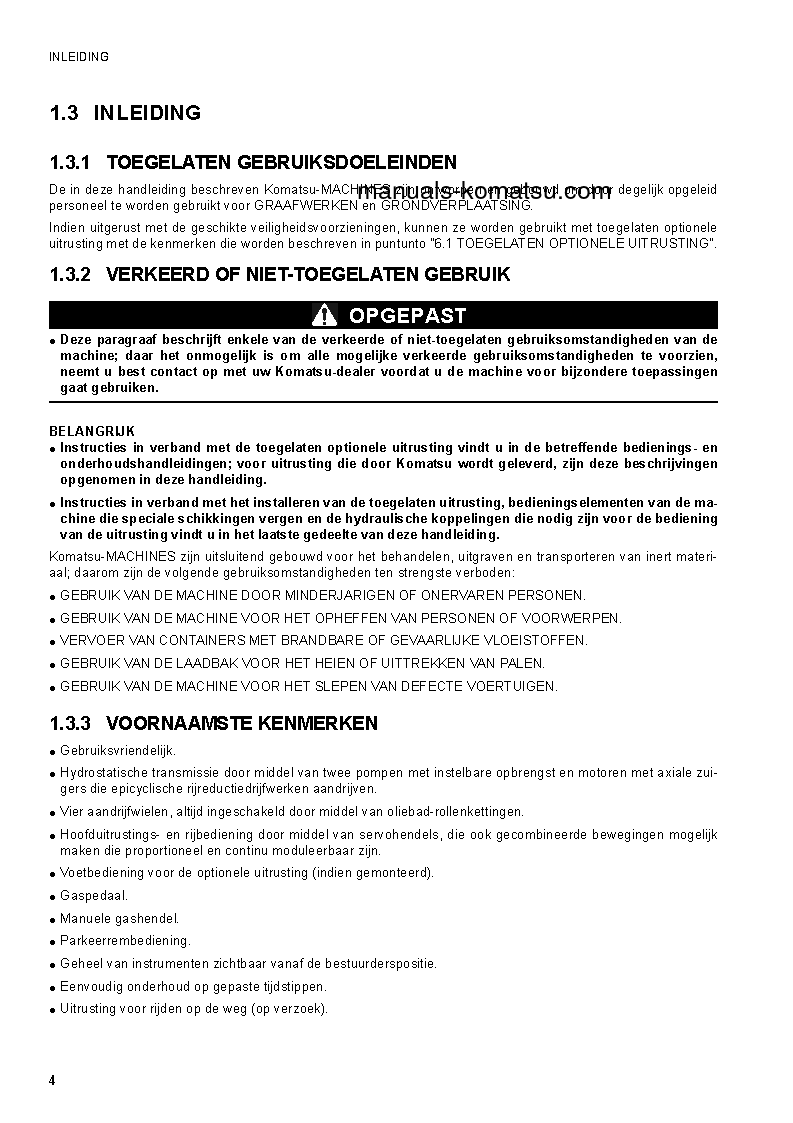 Protected: SK1020-5(ITA) S/N 37CF00126-37CF00137 Operation manual (Dutch)