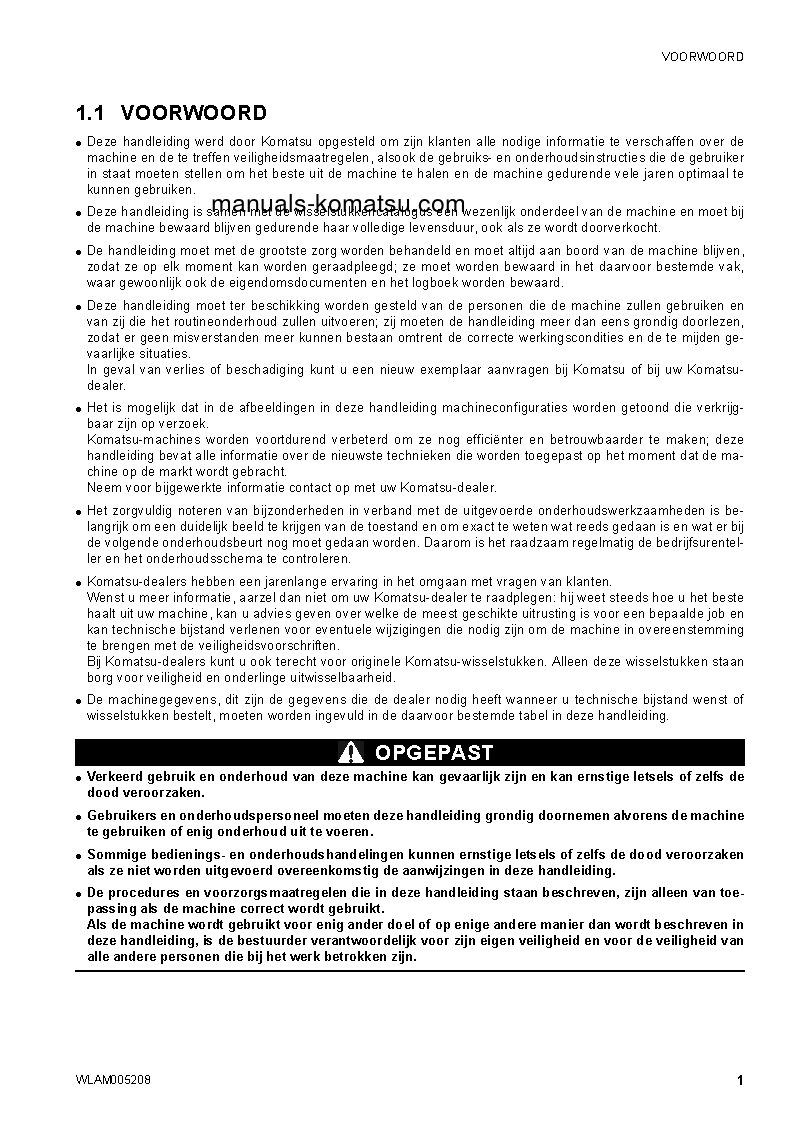 Protected: SK1020-5(ITA)-TURBO S/N 37CTF00655-UP Operation manual (Dutch)